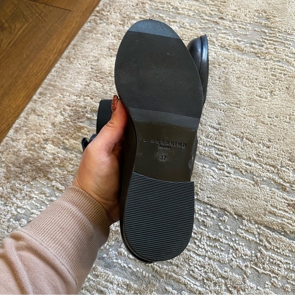 Liebeskind Black Leather Ankle Boots Chelsea Boots Booties: 37 - Picture 9 of 16